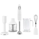 Smeg Beyaz Kettle-Filtre Kahve Makinesi ve El Blender Seti