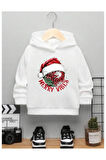 Çocuk Tasarım Vıbes Dısko Topu Baskılı Kapüşonlu Sweatshirt Pamuklu