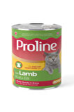 Proline Kuzu Etli Sos İçinde Et Parçacıklı Konserve Yetişkin Kedi Maması 400gr x 12 Adet