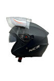 MOTOSİKLET NCR YAZLIK YARIM GÜNEŞ VİZÖRLÜ KASK