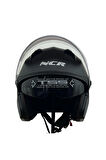 MOTOSİKLET NCR YAZLIK YARIM GÜNEŞ VİZÖRLÜ KASK