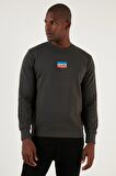 Levi's Erkek Pamuklu Regular Fit Bisiklet Yaka Sweat Erkek Sweatshirt - A2824