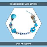 Sahi Aksesuar İsimli Bebek Emzik Zinciri BEZ141
