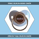 Sahi Aksesuar İsimli Zirkon Taşlı Silikon Erkek Bebek Emzik
