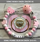 Sahi Aksesuar İsimli Bebek Emzik Zinciri ve Bebek Silikon Emzik