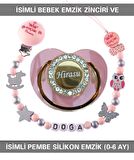 Sahi Aksesuar İsimli Bebek Emzik Zinciri ve Bebek Silikon Emzik