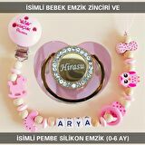 Sahi Aksesuar İsimli Bebek Emzik Zinciri ve Bebek Silikon Emzik