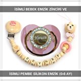 Sahi Aksesuar İsimli Bebek Emzik Zinciri ve Bebek Silikon Emzik