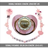 Sahi Aksesuar İsimli Bebek Emzik Zinciri ve Bebek Silikon Emzik