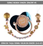 Sahi Aksesuar İsimli Emzik Zinciri ve İsimli Silikon Emzik (0-6 Ay) BEZYI519