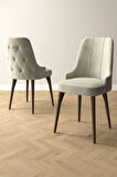 Marsilya Beyaz Mermer Desen 80x132 MDF Açılabilir Mutfak Masası Takımı 4 Sandalye, 1 Bench