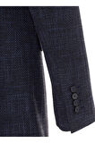 Süvari Regular Fit Mavi Erkek Armürlü Ceket CT2004800236