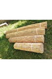 Sarı Kamış Hasır Bambu Çit 1m X 5m Plastik 100 x 500