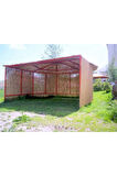 Sarı Kamış Hasır Bambu Çit 1m X 5m Plastik 100 x 500
