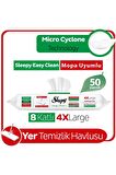 Easy Clean Beyaz Sabun Katkılı Mopa Uyumlu Yer Temizlik Havlusu 50 Yaprak