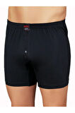 Erkek Gri 6'lı Paket Penye Boxer Me010