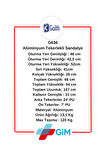 VİPSAĞLIK Golfi G636 Alüminyum Hafif Tekerlekli Sandalye Hasta Taşıma Sandalyesi Engelli Arabası