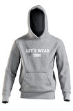 Kadın Siyah Baskılı Kapüşonlu Sweatshirt