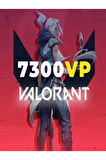 7300 VP Valorant Points