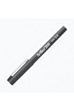 200 Fineliner Yazı Ve Çizim Kalemi 0,4mm Gri
