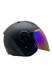 AIRFLOW 2 MAT SİYAH KASK GRİ CAM