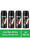Men Deodorant Africa 150 Ml - 4'lü Avantaj Seti