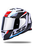Storm 2 Racer Mavi-kırmızı Kask