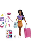 Barbie Brooklyn Seyahat Bebeği Ve Aksesuarları Hgx55 Lisanslı Ürün