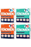 Fenomen Okul 2025 7. Sınıf Matematik + Paragraf A + B Serisi Soru Seti 4 Kitap