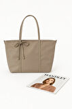 Luxe Bow Tote Omuz Çantası