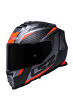 Storm 2 Racer Full Face Motosiklet Kaskı Siyah Vizörlü