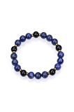 Obsidyen & Lapis Doğal Taş Bileklik 8mm