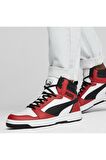 Puma Unisex Günlük Spor Ayakkabı Rebound v6 Beyaz Sneaker 39232604