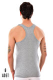 Erkek Gri 6 Adet Pamuklu Spor Atlet Gri 0118