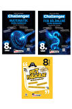 Kafadengi Yayınları 8.sınıf Challenger Matematik+challenger Fen (8.sınıf Net Paragraf Hediyeli)