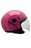 AXXİS SQUARE YARIM KASK SOLİD PARLAK PEMBE XS