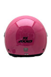 AXXİS SQUARE YARIM KASK SOLİD PARLAK PEMBE XS