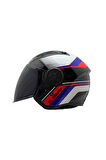 AIRFLOW 2 RUSH BEYAZ-MAVİ-KIRMIZI KASK