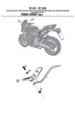 Te1107Honda Hornet600-600abs(07-10)Yan Kumaş Çanta Taşıyıcı Uyumlu