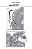 Te1107Honda Hornet600-600abs(07-10)Yan Kumaş Çanta Taşıyıcı Uyumlu