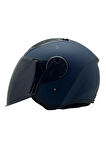 AIRFLOW 2 MAT NAVY MAVİ KASK GÖKKUŞAĞI CAM