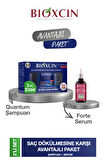 quantum 3 lü set Kuru saçlar için ( adet 300 ml şampuan) + Bioxcin forte serum 50 ml 1 adet