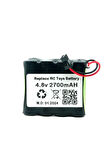 Cheetah Uzaktan Kumandalı 4.8V 2700MAH Oyuncak Araba Bataryası Siyah Soket