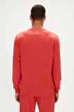 Bad Bear  Reflect Crewneck Erkek Sweatshirt 23.02.12.022-Turuncu