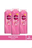 Superblend Saç Bakım Şampuanı Güçlü Ve Parlak E Vitamini Makademya Yağı Kolajen 650 ml X3