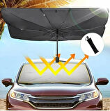 Universal Dacia Duster Araba Ön Cam Güneşlik Katlanabilir Güneşlik Şemsiye Ön Cam Gölgelik