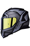 Storm 2 Faster Tıtanıum Fullface Motosiklet Kaskı Gold Camlı