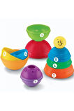 Fisher-price Numaralı Kaplar Iç Içe Geçebilir 10 Renkli Kap 5 Adet Topa Dönüşür