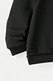 Mevsimlik Baskılı Unisex Cool Çocuk Kapşonlu Ve Kanguru Cepli Takım