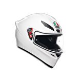 Agv K1 S Mono White Kapalı Kask